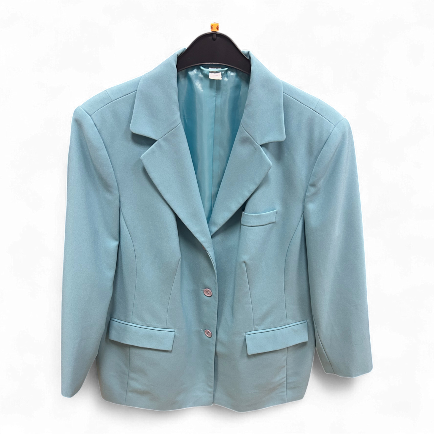 Pure Panda Blazer Taubenblau Gr 46 Klassisch Gefüttert Brust 60 Länge 74