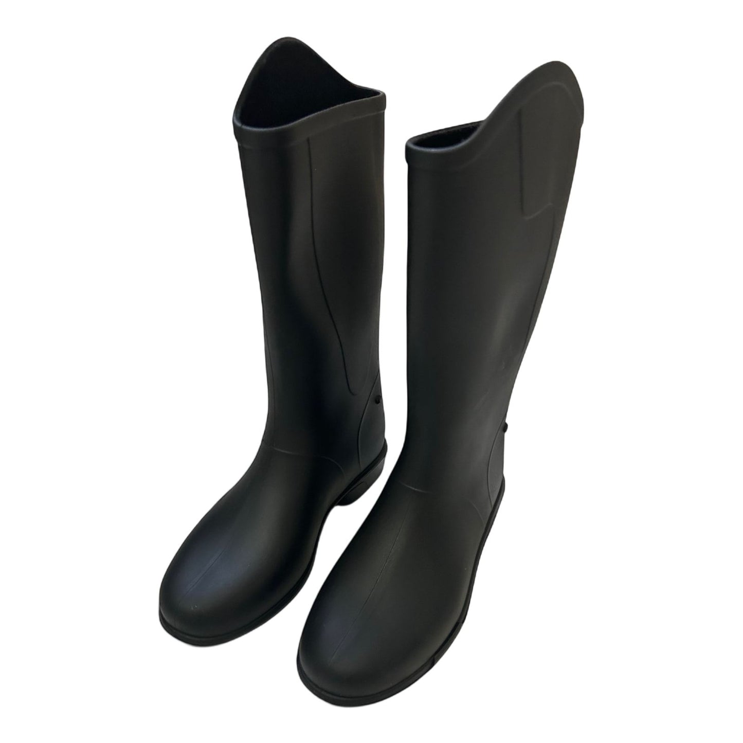 Gummistiefel Schwarz Gr 31 Kniehoch Reitstil Hochwertig Wasserdicht Unisex*