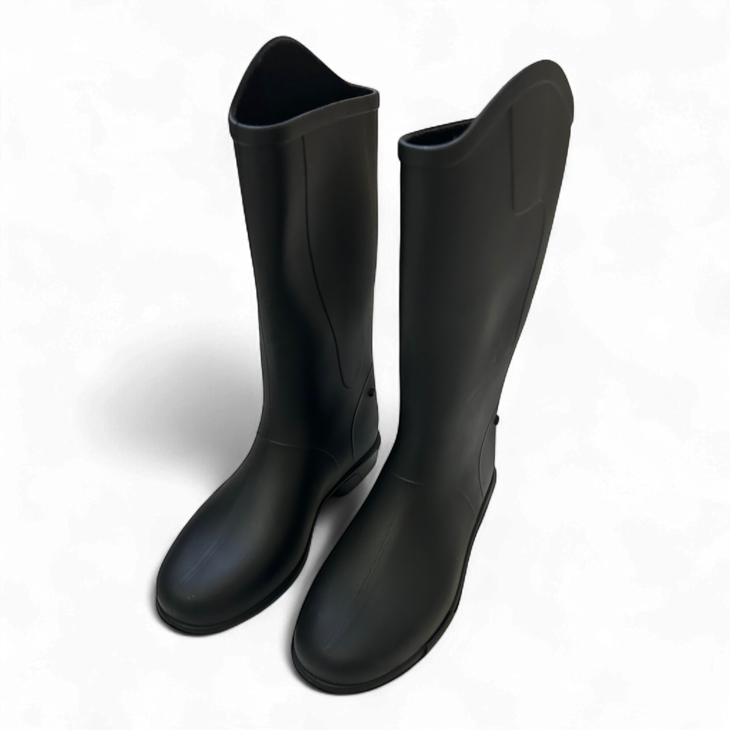 Gummistiefel Schwarz Gr 31 Kniehoch Reitstil Hochwertig Wasserdicht Unisex*