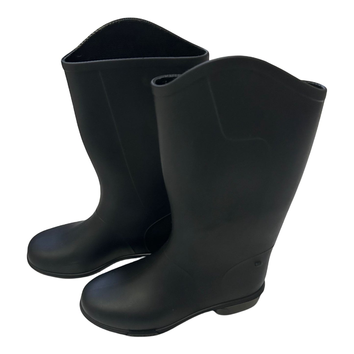 Gummistiefel Schwarz Gr 31 Kniehoch Reitstil Hochwertig Wasserdicht Unisex*