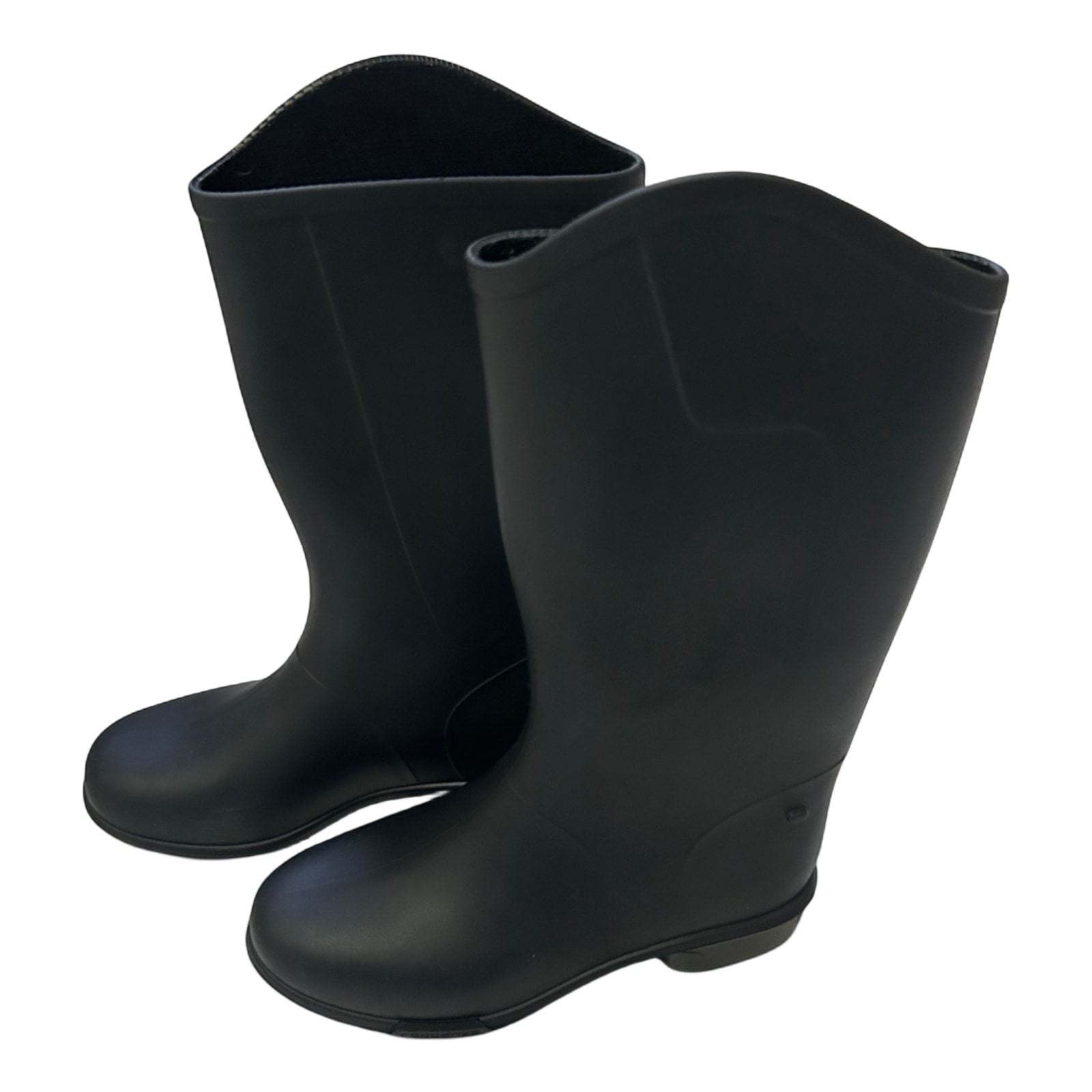 Gummistiefel Schwarz Gr 31 Kniehoch Reitstil Hochwertig Wasserdicht Unisex*
