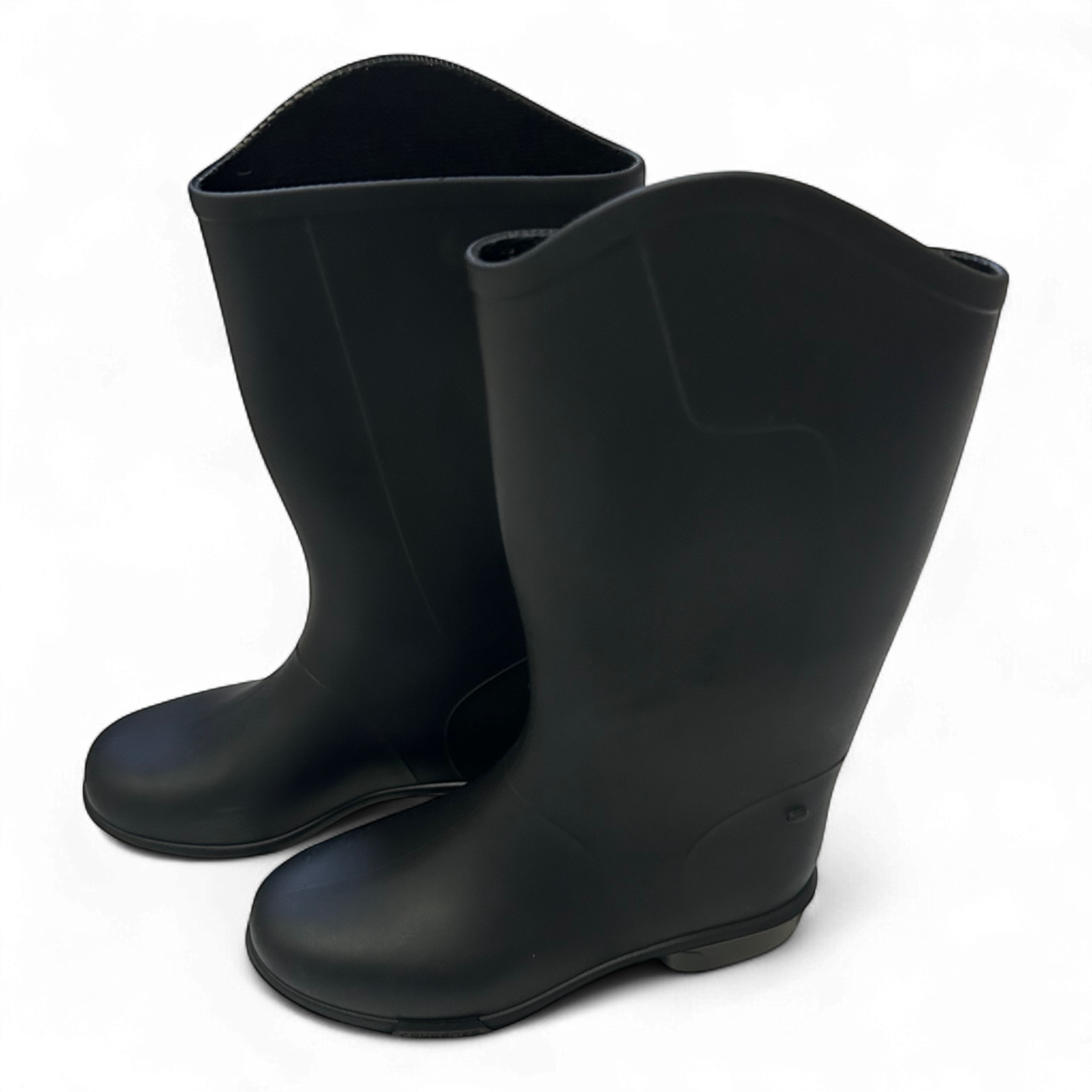 Gummistiefel Schwarz Gr 31 Kniehoch Reitstil Hochwertig Wasserdicht Unisex*