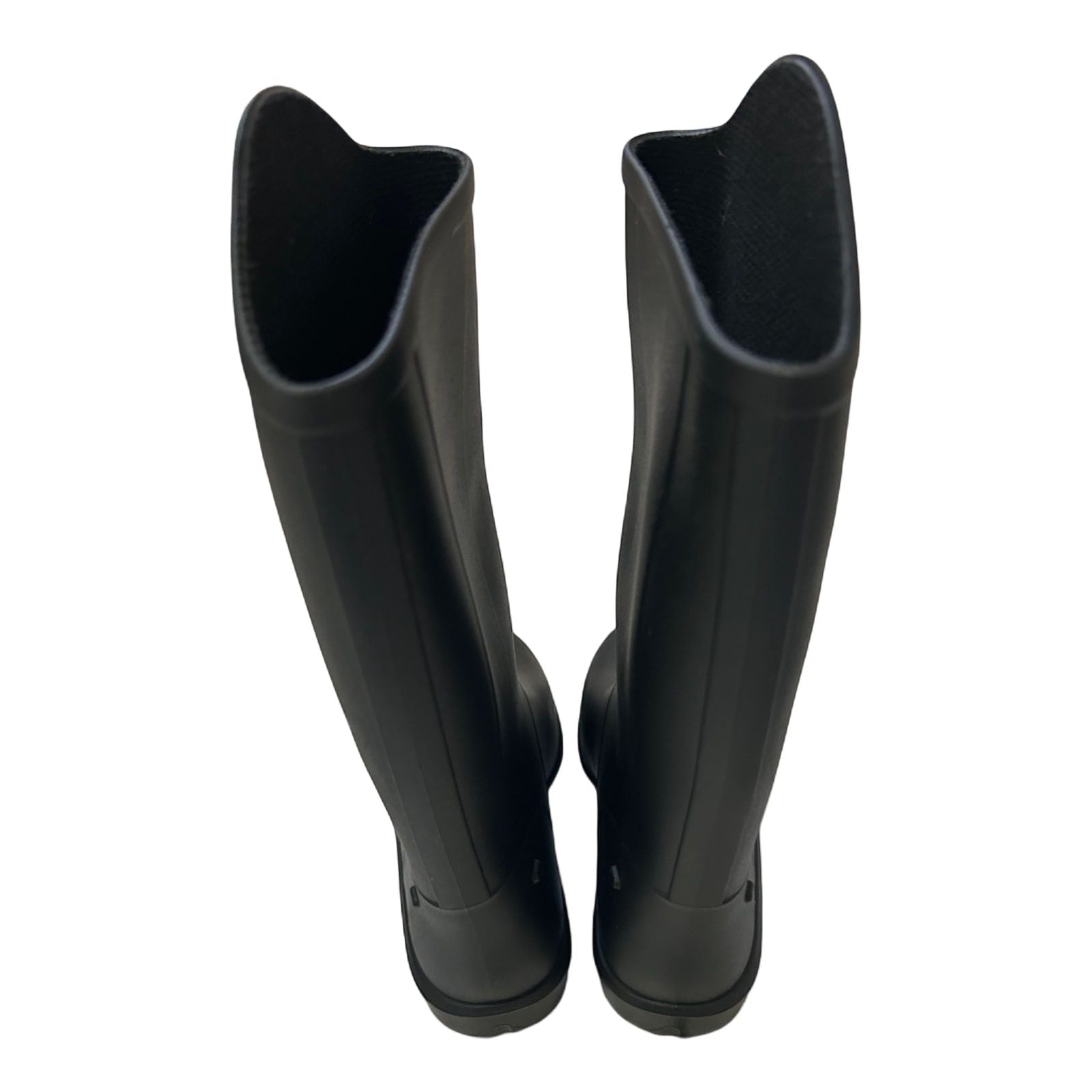 Gummistiefel Schwarz Gr 31 Kniehoch Reitstil Hochwertig Wasserdicht Unisex*