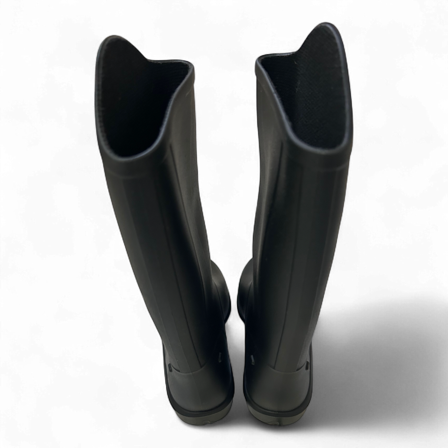 Gummistiefel Schwarz Gr 31 Kniehoch Reitstil Hochwertig Wasserdicht Unisex*