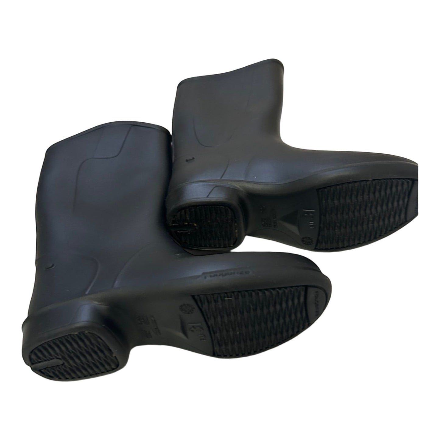 Gummistiefel Schwarz Gr 31 Kniehoch Reitstil Hochwertig Wasserdicht Unisex*