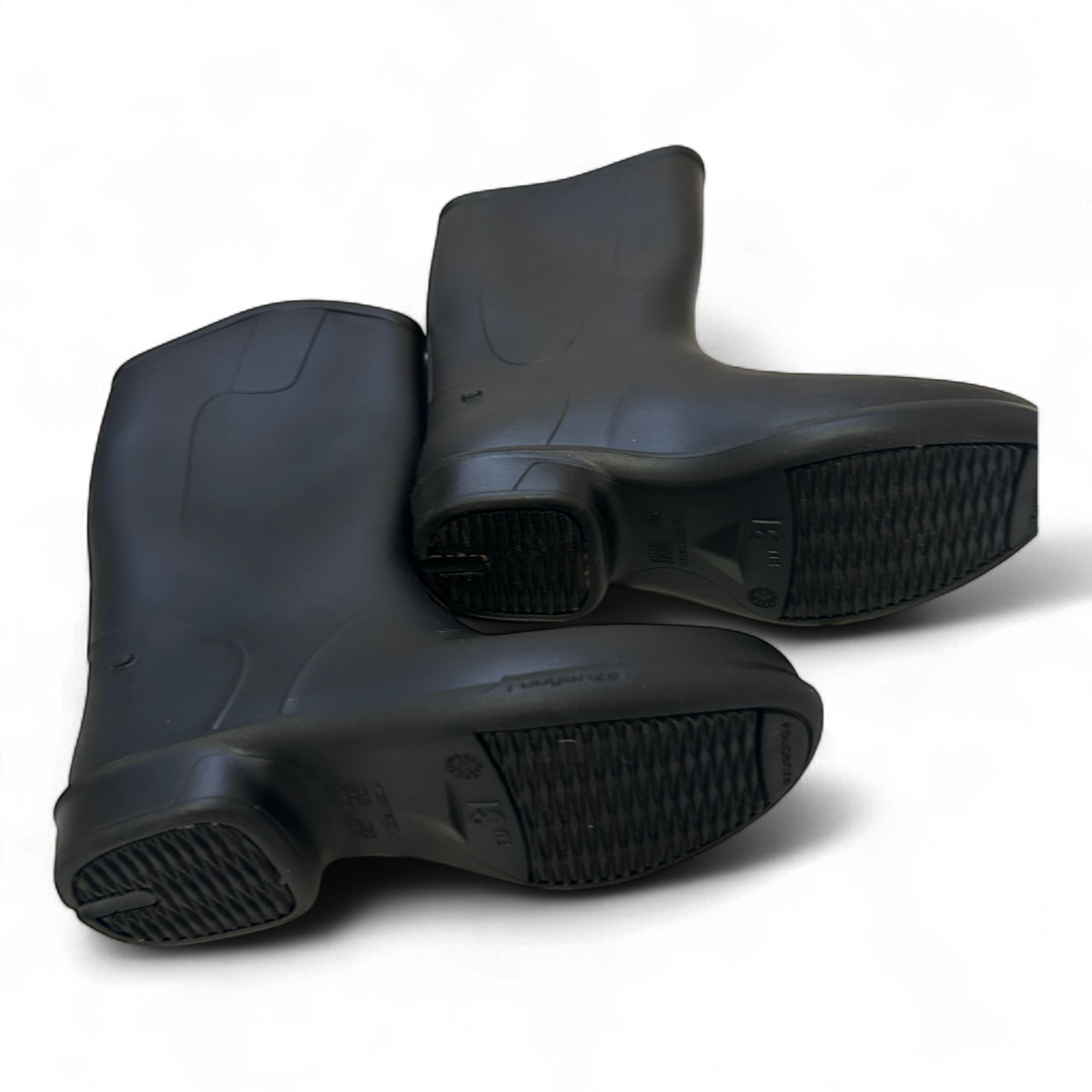 Gummistiefel Schwarz Gr 31 Kniehoch Reitstil Hochwertig Wasserdicht Unisex*