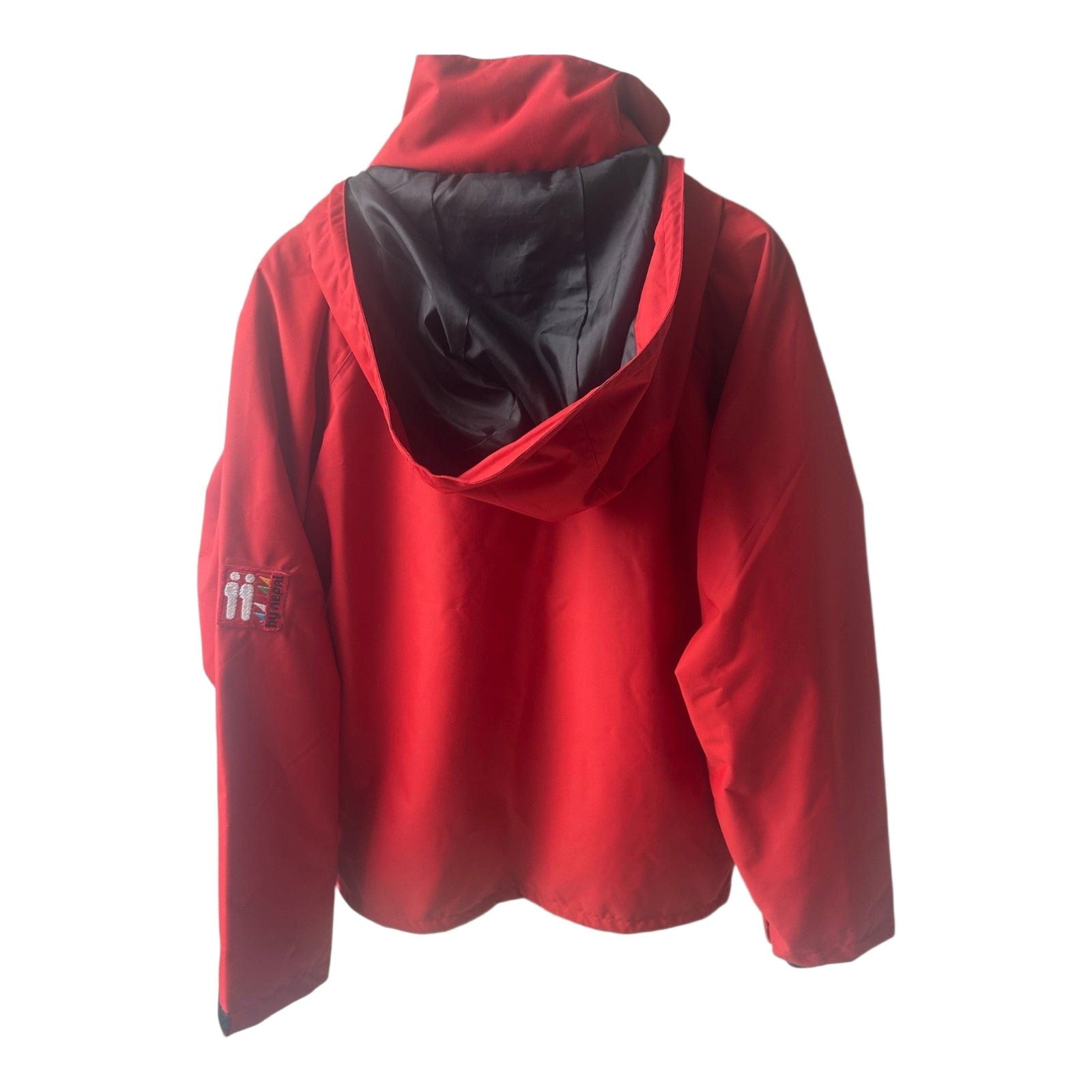 NEU AiiKo Outdoorjacke Rot 2in1 Gr M  Fleece Kapuze Nepal Unisex