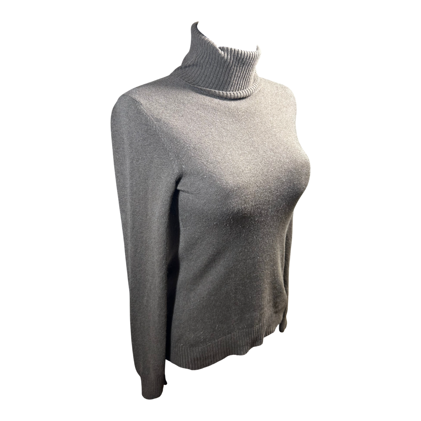 Loro Piana Rollkragenpullover Damen Beige Cashmere Strick Italien Deutsche Gr 38