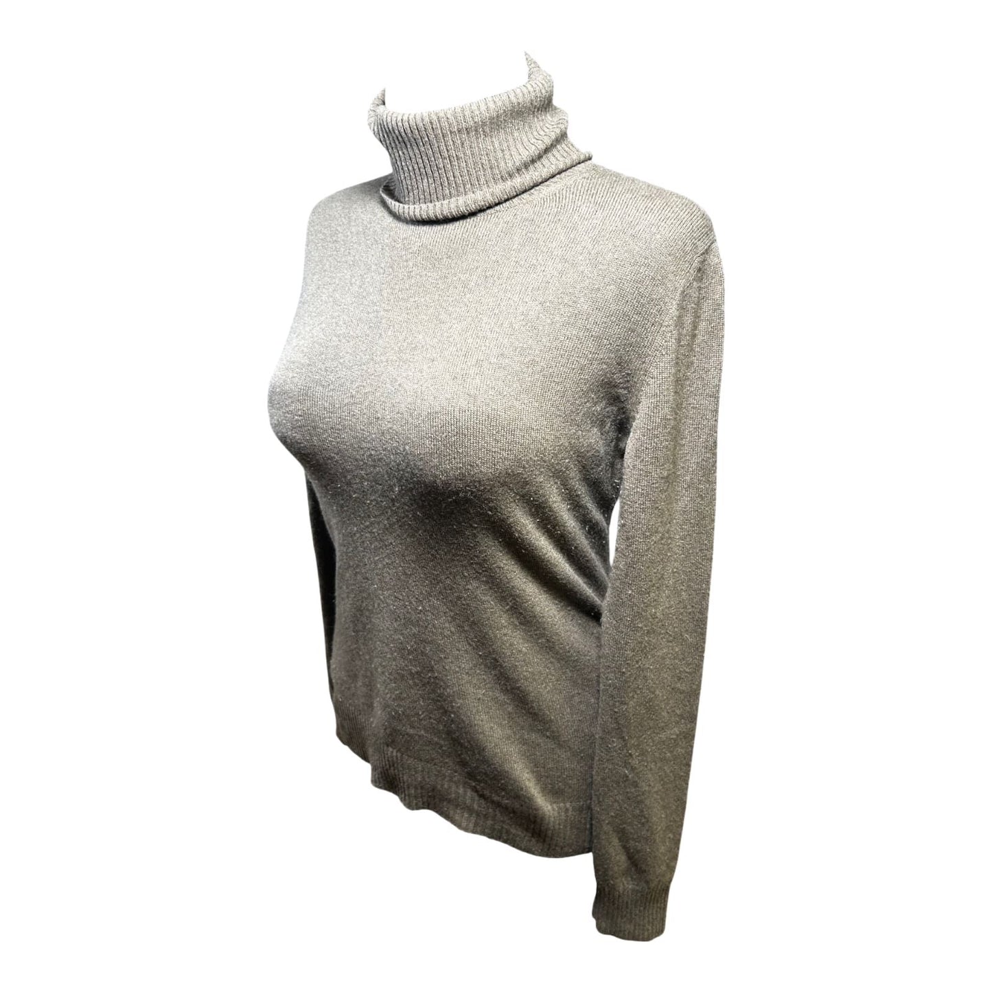 Loro Piana Rollkragenpullover Damen Beige Cashmere Strick Italien Deutsche Gr 38