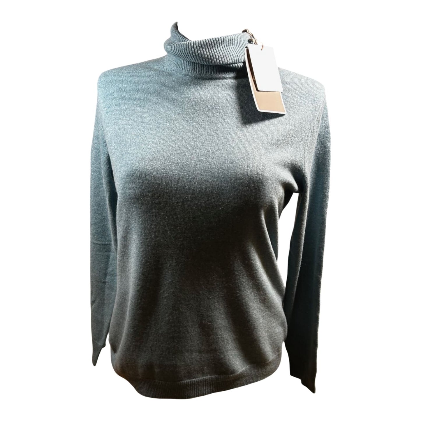 Galeria Cashmere Rollkragenpullover Damen Gr 38 Türkis Kaschmir Fein Strick