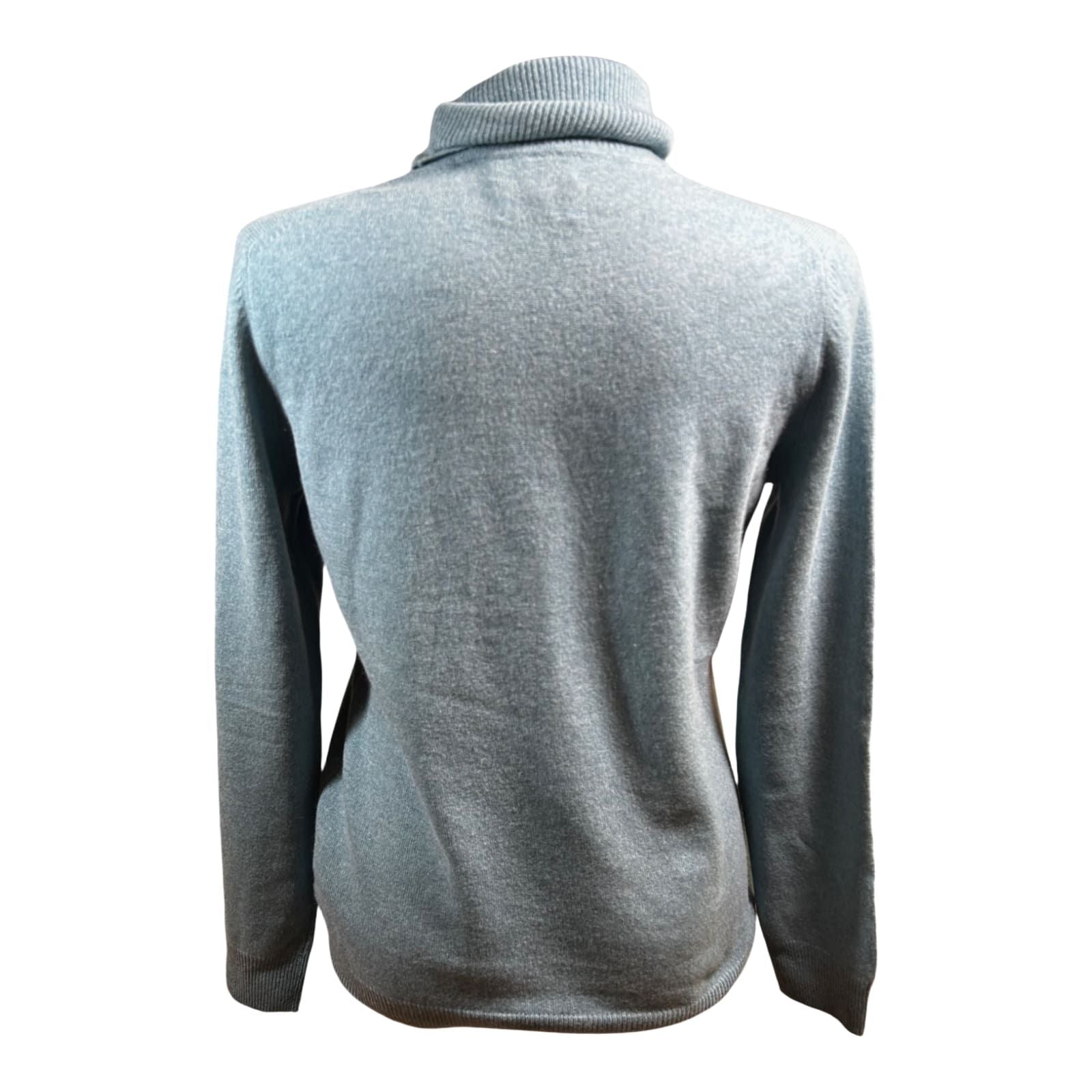 Galeria Cashmere Rollkragenpullover Damen Gr 38 Türkis Kaschmir Fein Strick