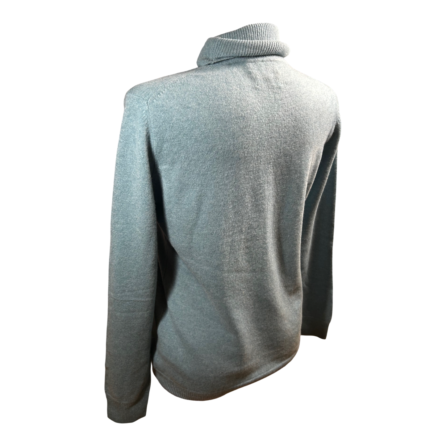 Galeria Cashmere Rollkragenpullover Damen Gr 38 Türkis Kaschmir Fein Strick