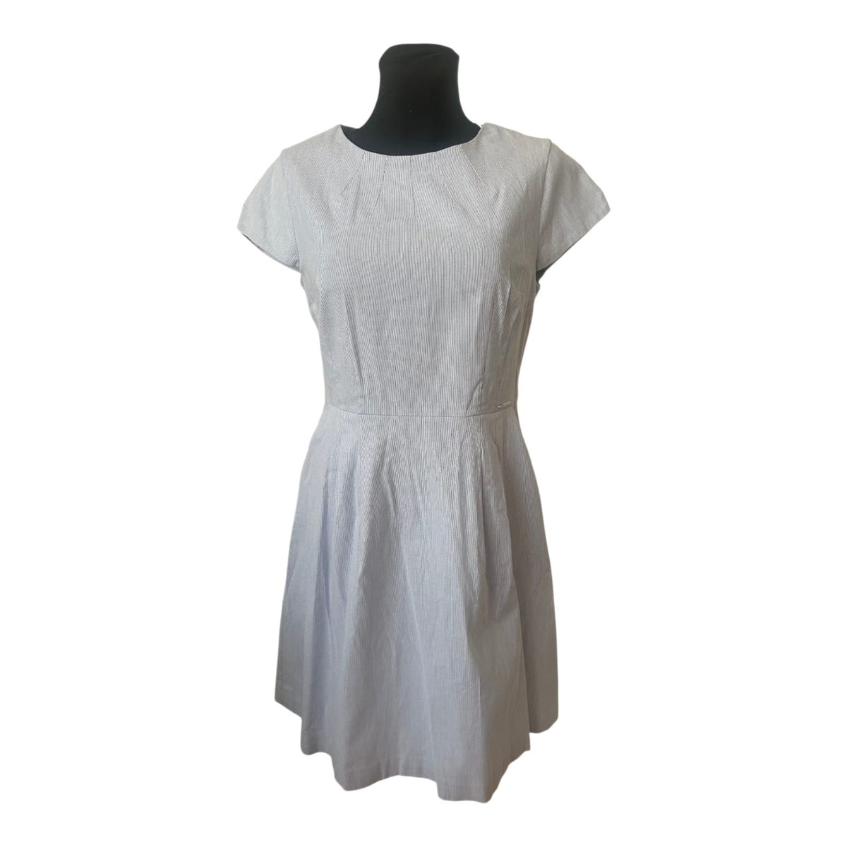 Orsay Kleid Gr. 42 Neu Etikett Blau Weiß Gestreift Baumwolle Sommer Gürtel