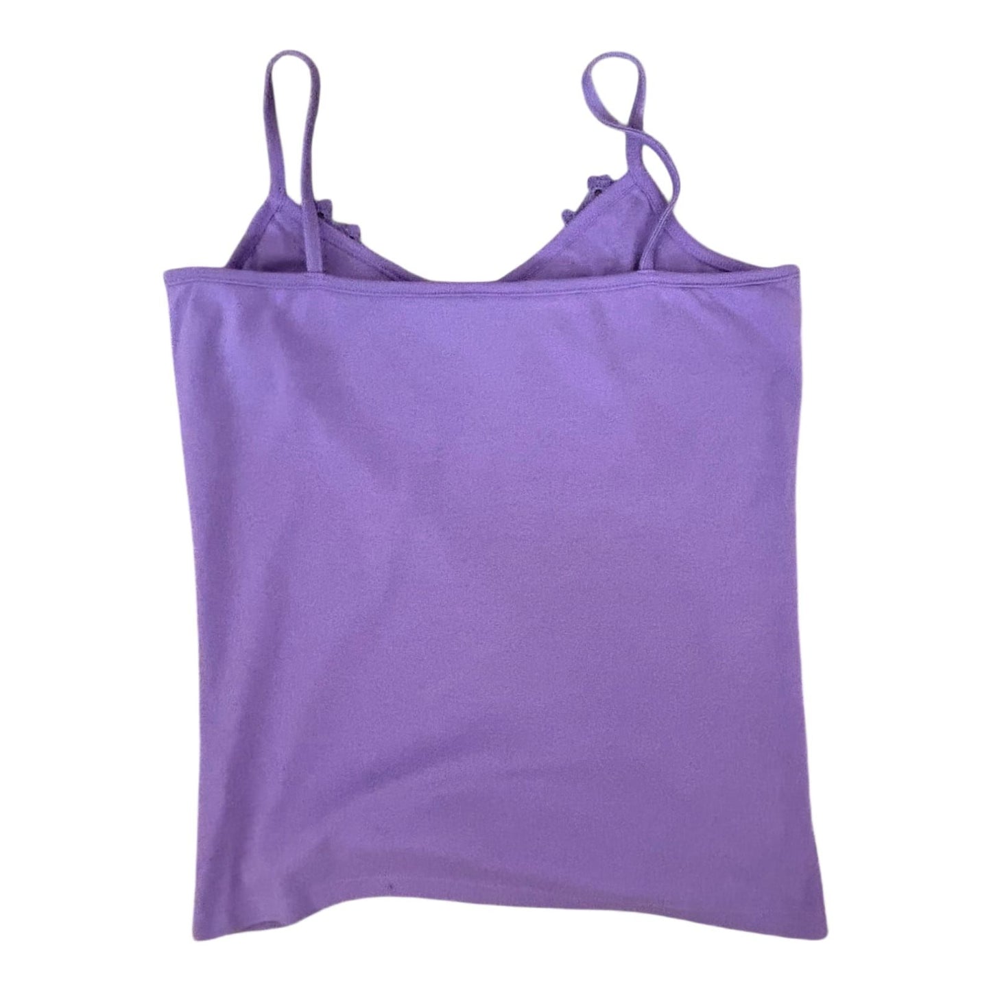 Top Infinity Woman Gr M Lila Spitze Träger Basic Sommer Damen Oberteil
