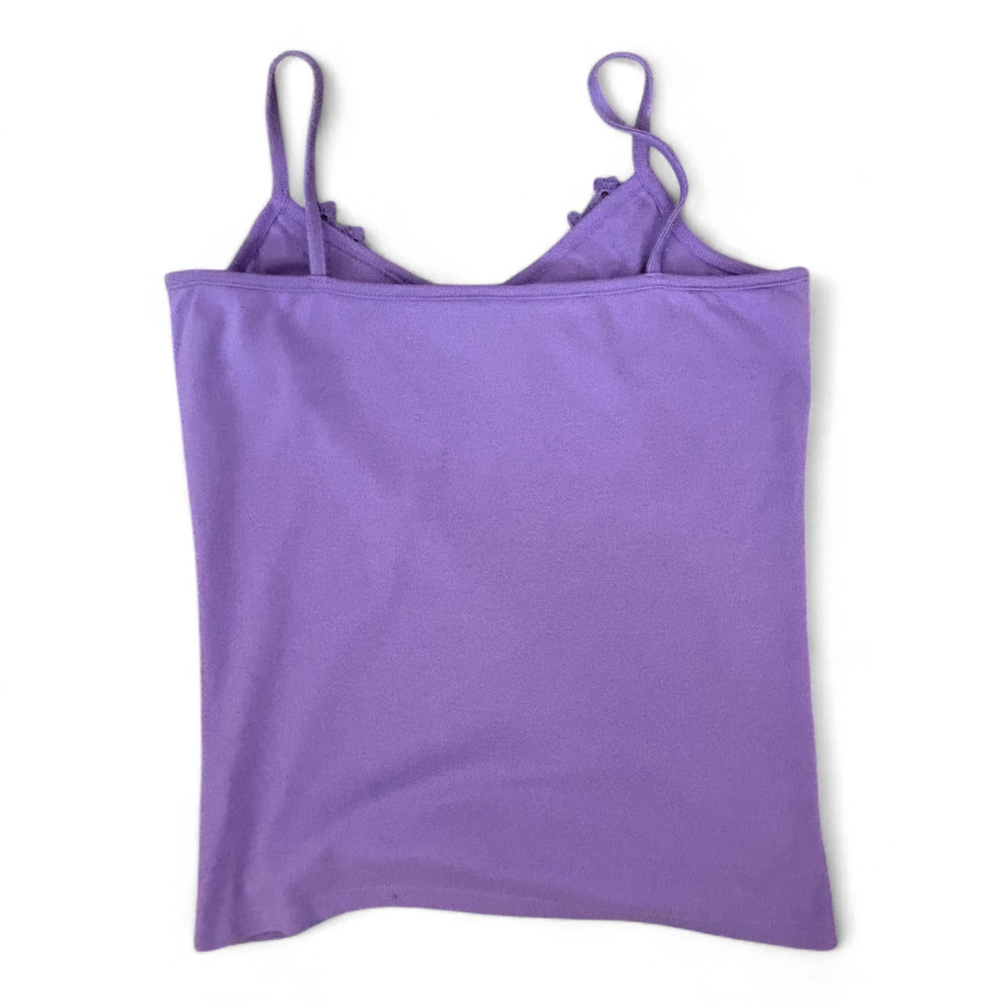 Top Infinity Woman Gr M Lila Spitze Träger Basic Sommer Damen Oberteil