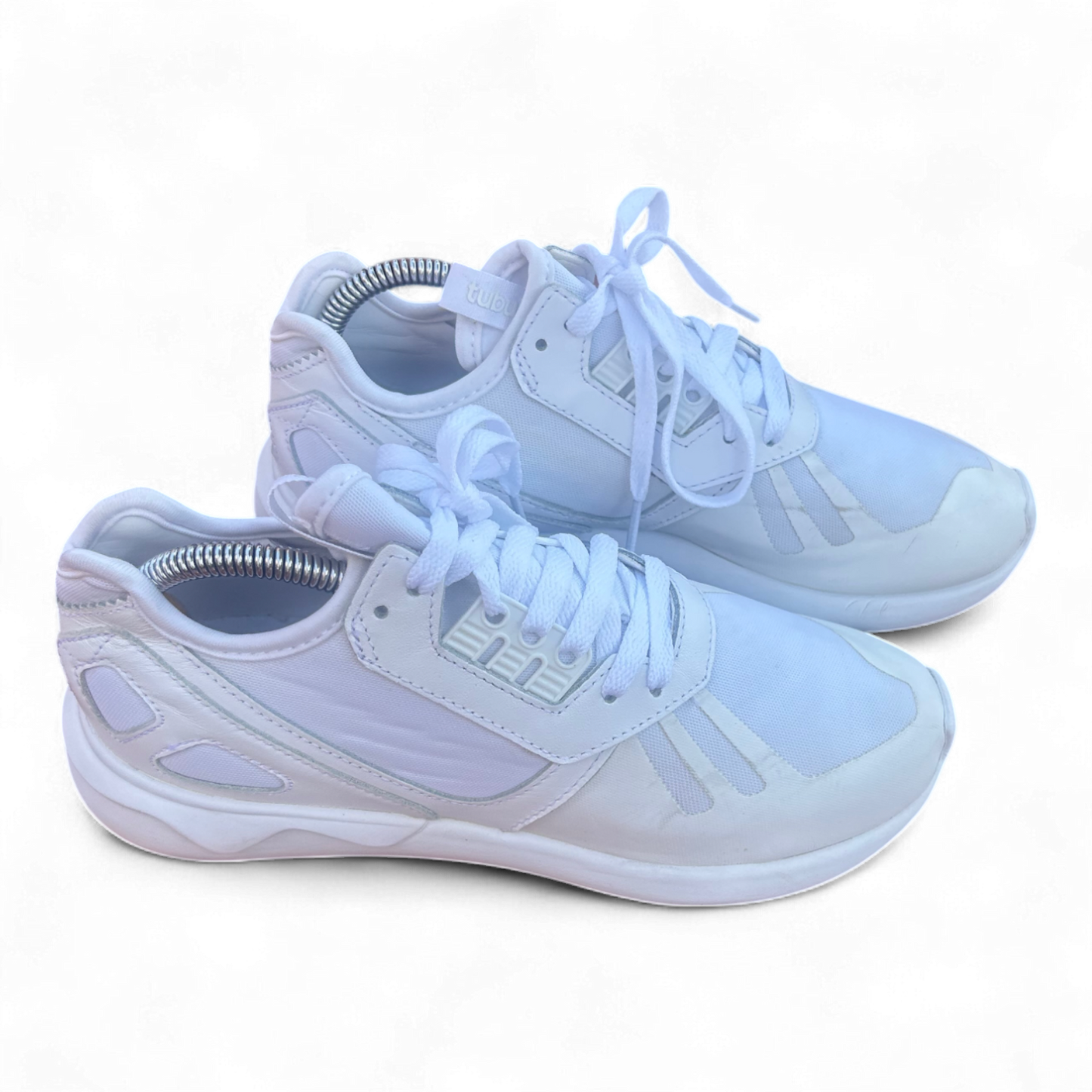 Adidas Tubular Sneaker Weiß Damen Gr. 38 Sportschuhe Streetwear Retro Look