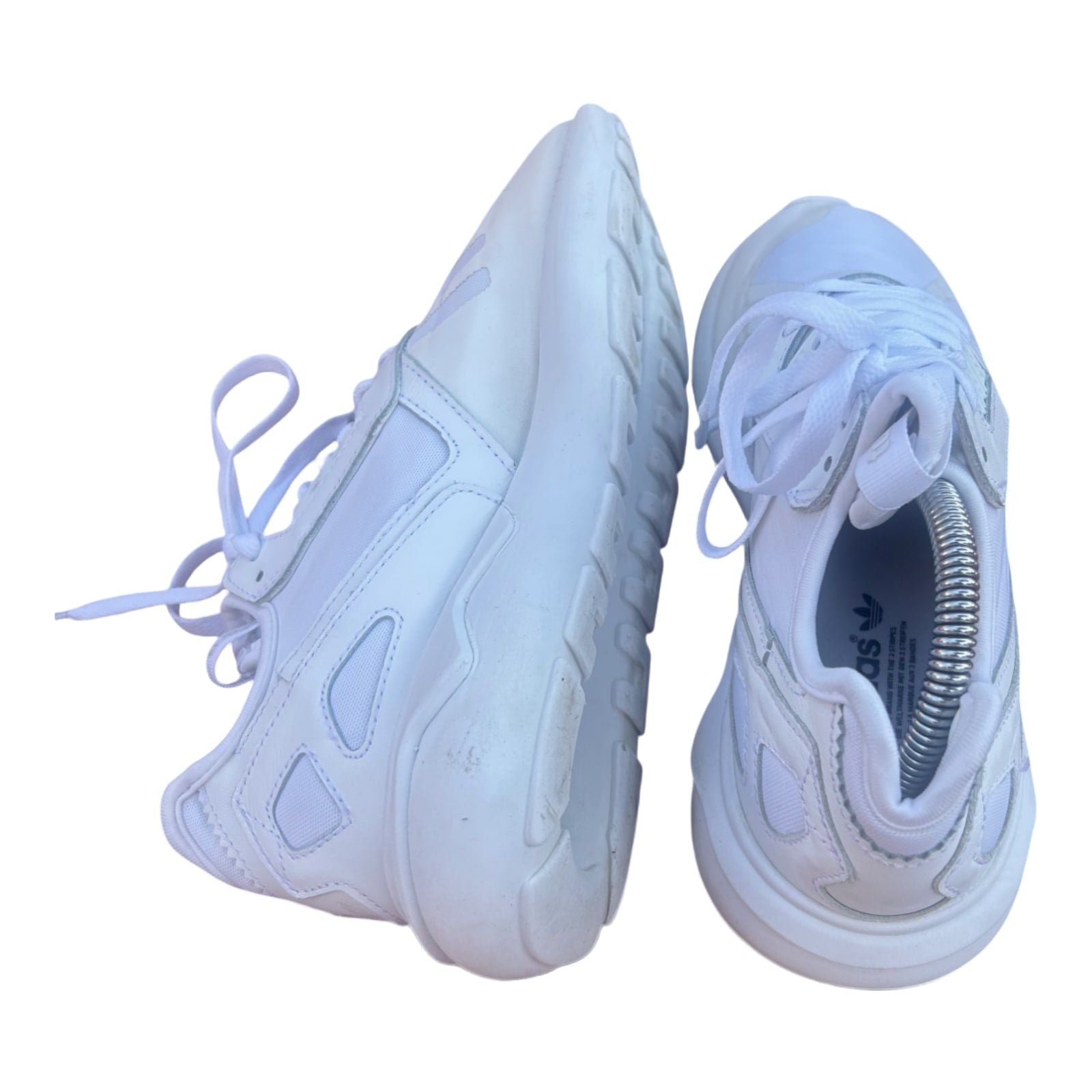 Adidas Tubular Sneaker Weiß Damen Gr. 38 Sportschuhe Streetwear Retro Look
