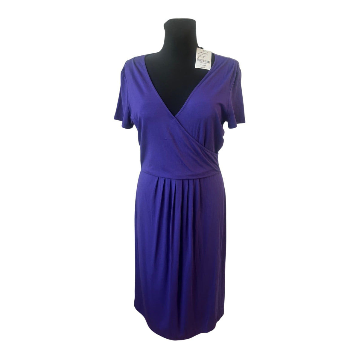 Hobbs London Kleid Gr. L - Lila Wickelkleid Neu mit Etikett UK 14