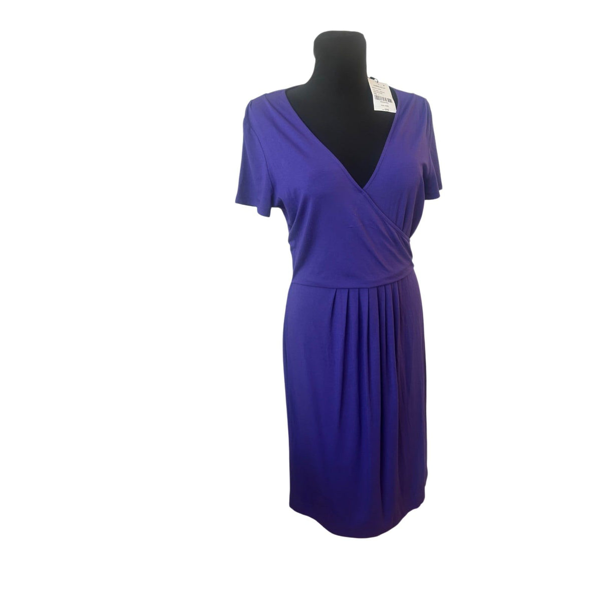 Hobbs London Kleid Gr. L - Lila Wickelkleid Neu mit Etikett UK 14