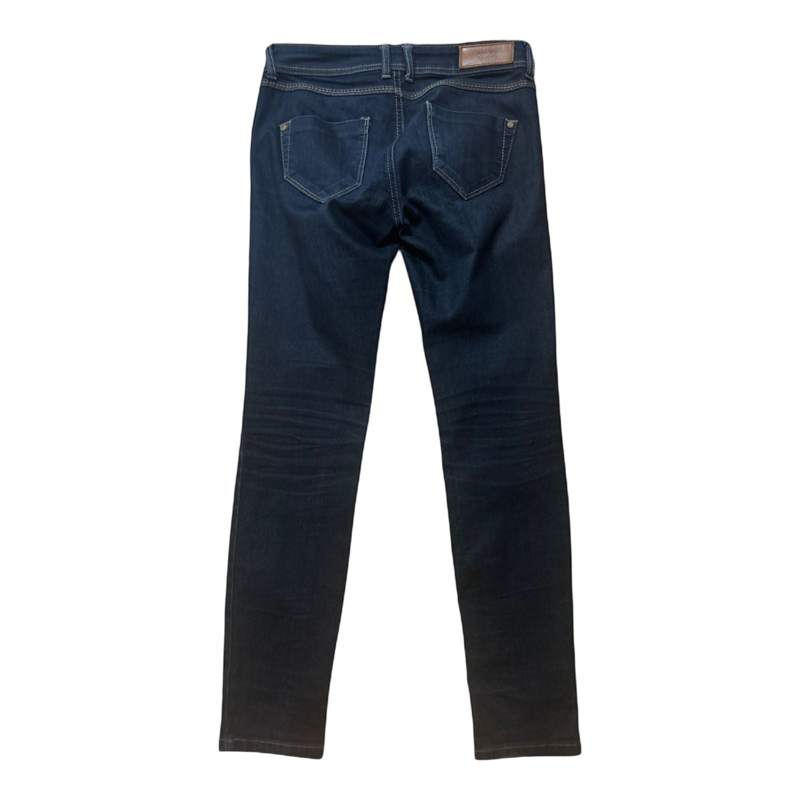Amisu Skinny Jeans W28 L30 Stretch Dunkelblau 96cm Länge 74cm Schritt 80 Baumwolle