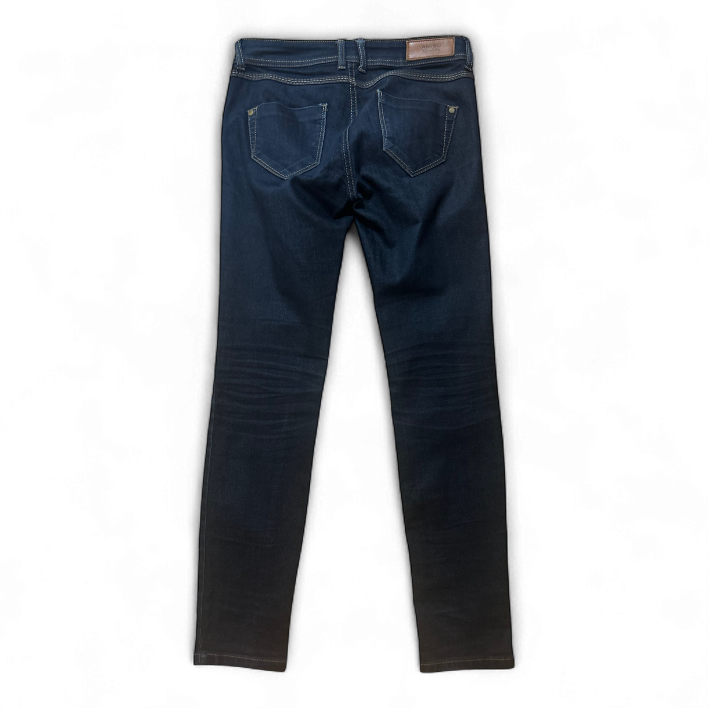 Amisu Skinny Jeans W28 L30 Stretch Dunkelblau 96cm Länge 74cm Schritt 80 Baumwolle