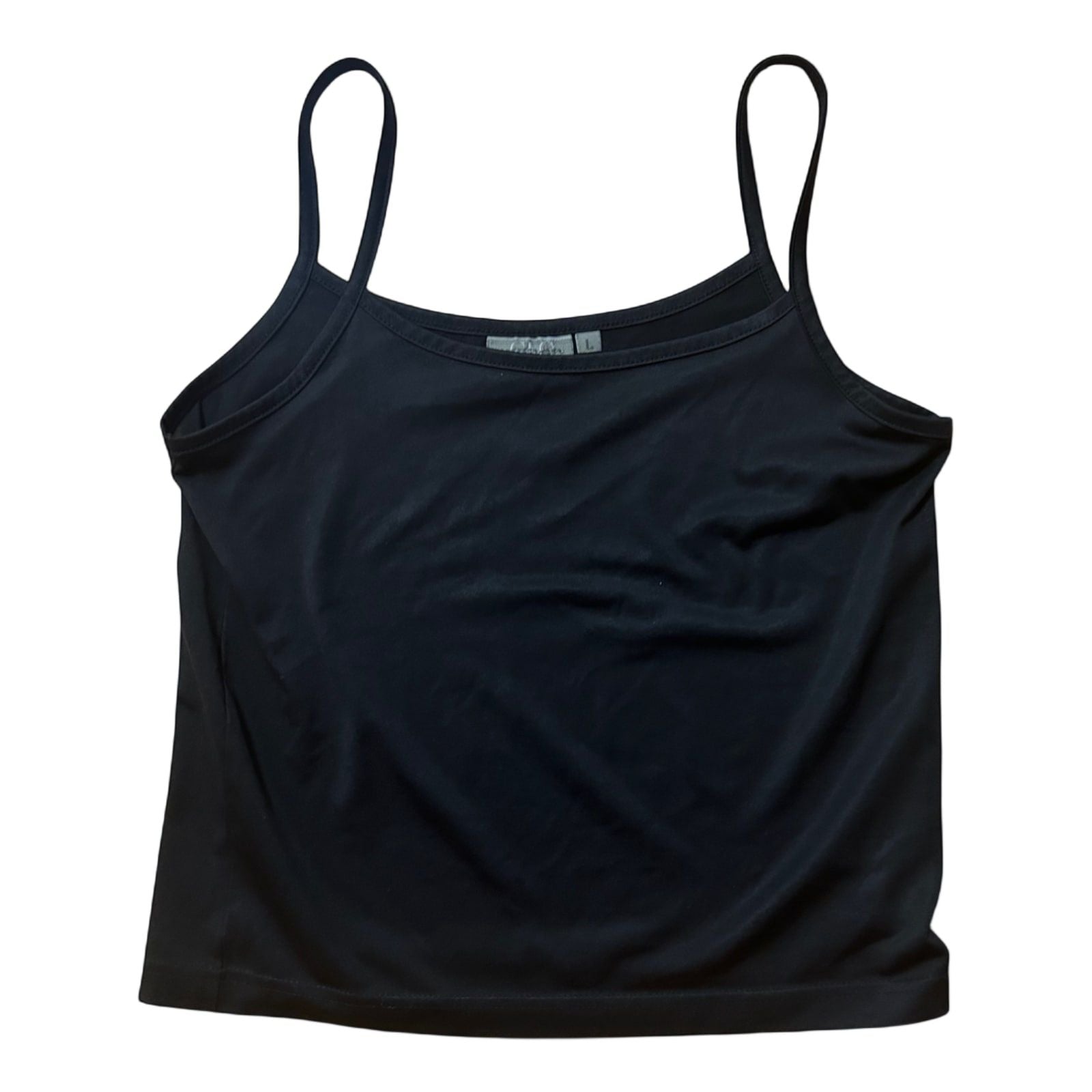 CLC Woman Line Top schwarz Gr L Spaghettiträger Stretch Basic Sommer Damen (Kopie)