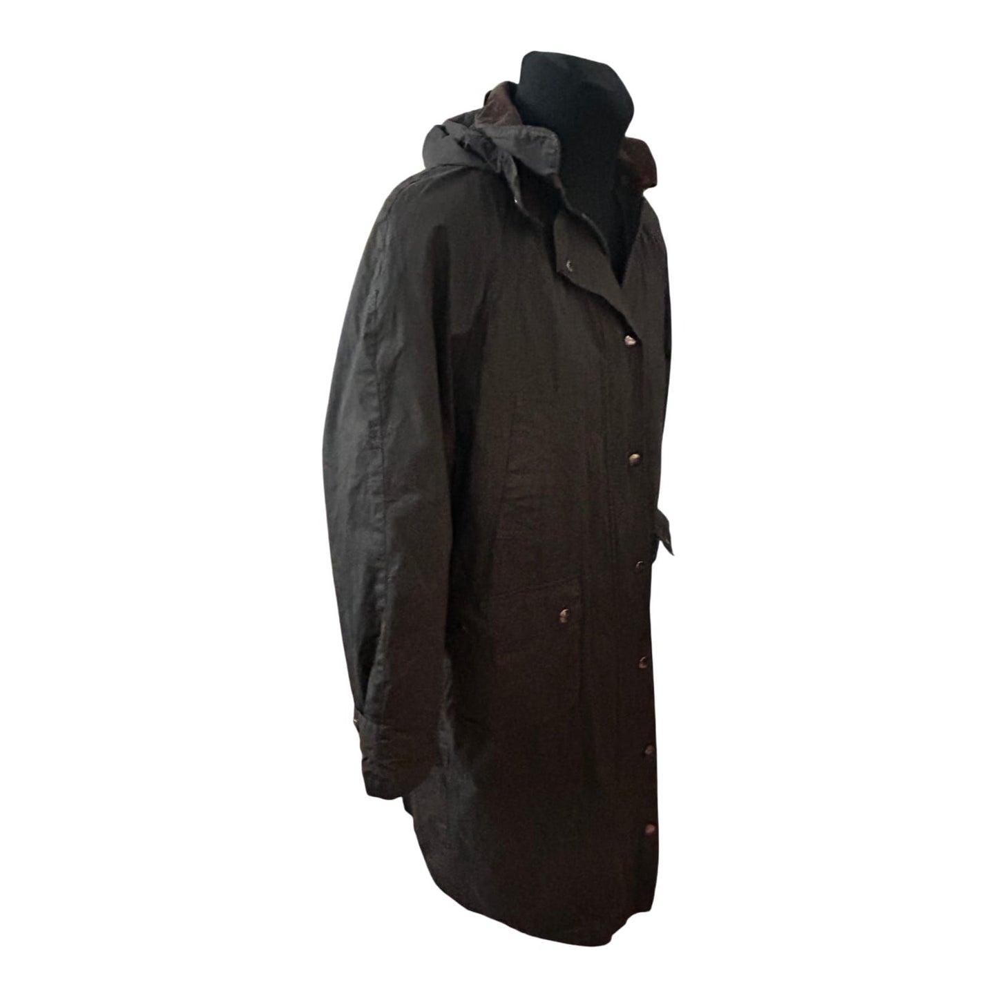 Loesdau Mantel Herren Outdoor Jagdmantel Baumwolle Polyester Gr L Braun