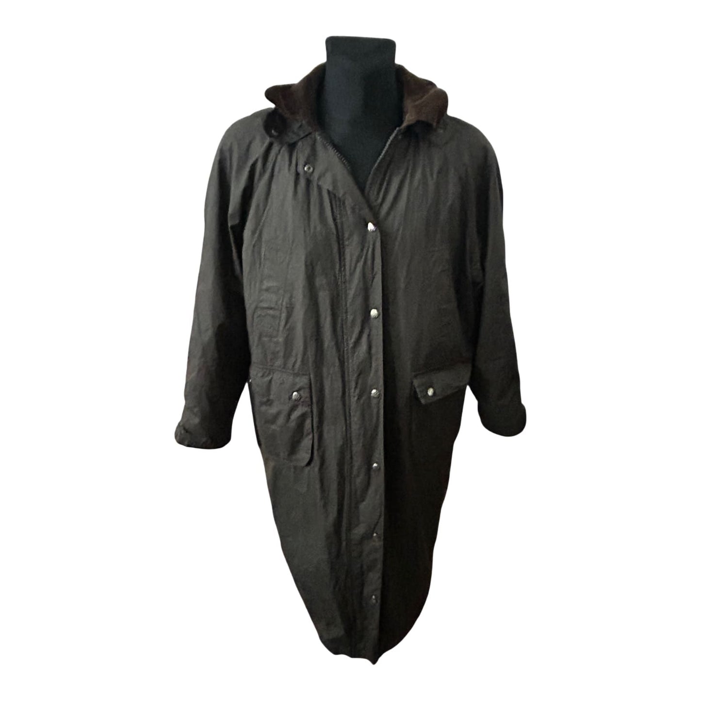 Loesdau Mantel Herren Outdoor Jagdmantel Baumwolle Polyester Gr L Braun