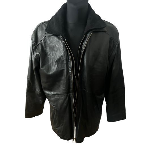 Best of Nature Lederjacke Herren Lammnappa Gr 52 L Braun Outdoor Winter