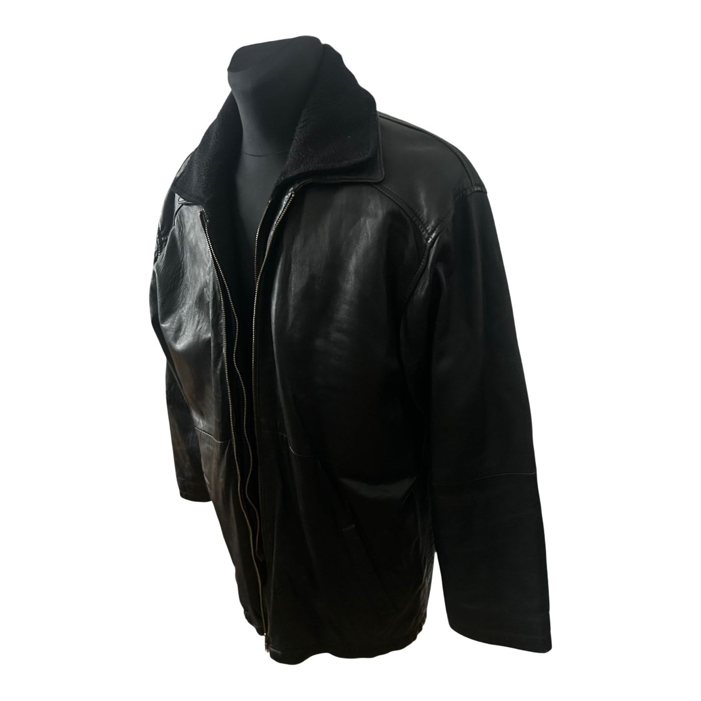 Best of Nature Lederjacke Herren Lammnappa Gr 52 L Braun Outdoor Winter