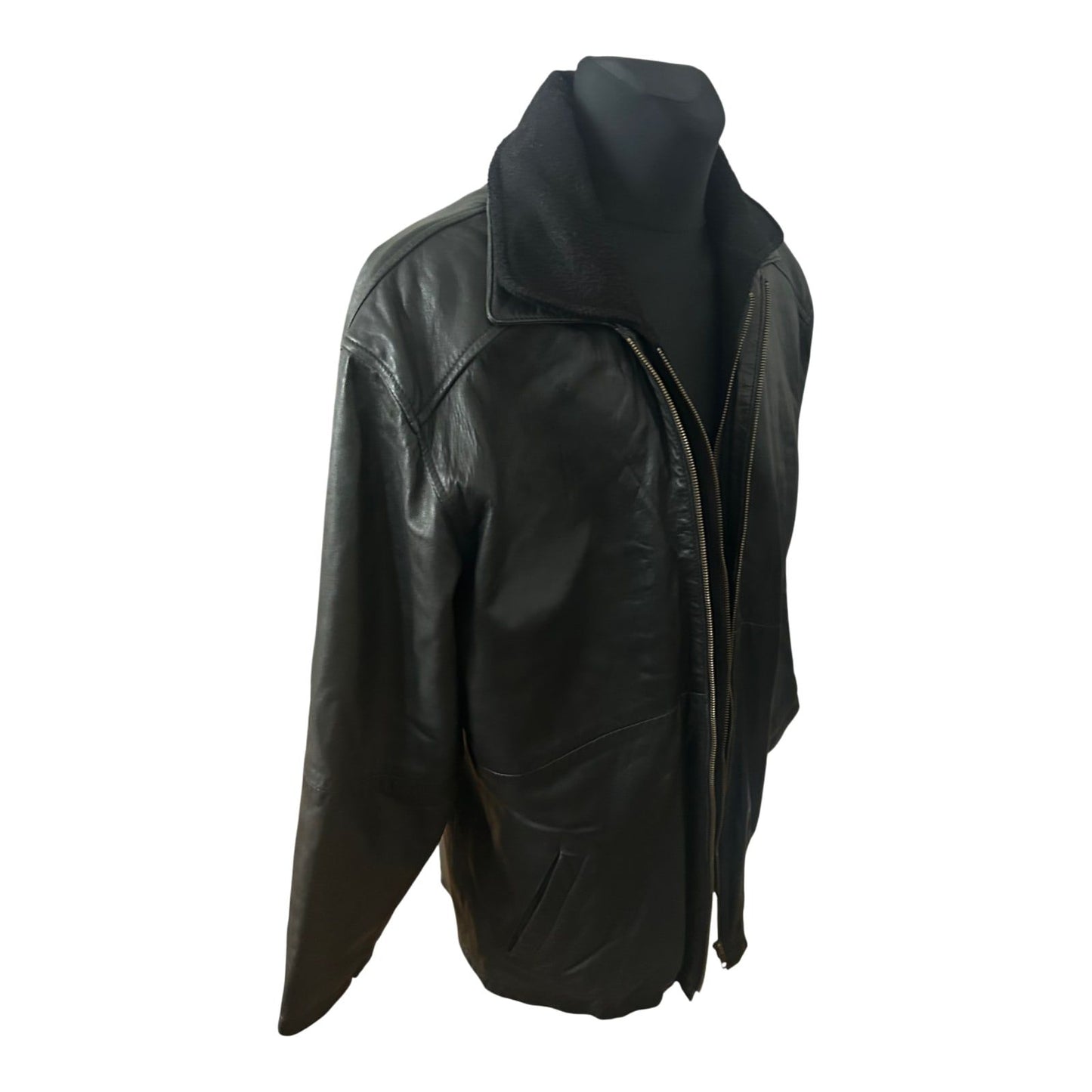 Best of Nature Lederjacke Herren Lammnappa Gr 52 L Braun Outdoor Winter
