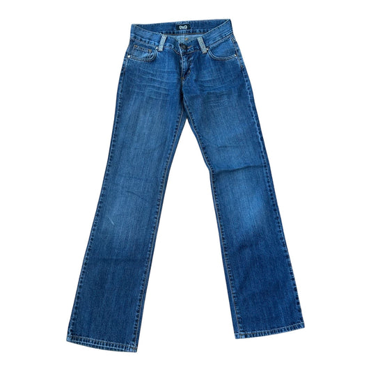 Dolce Gabbana Jeans W28 L32 Made in Italy Straight Leg Denim Strass Y2K Style (Kopie)