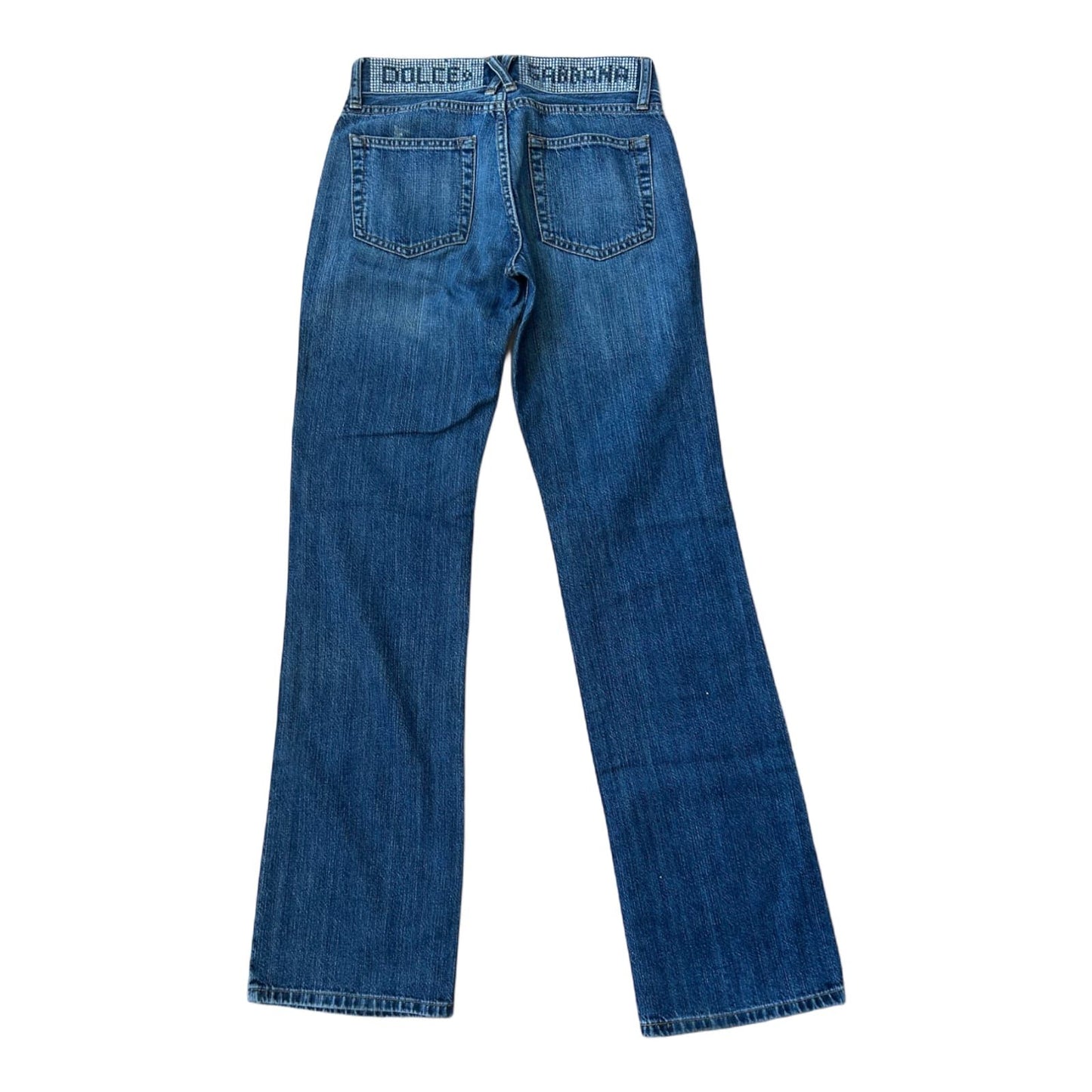 Dolce Gabbana Jeans W28 L32 Made in Italy Straight Leg Denim Strass Y2K Style (Kopie)