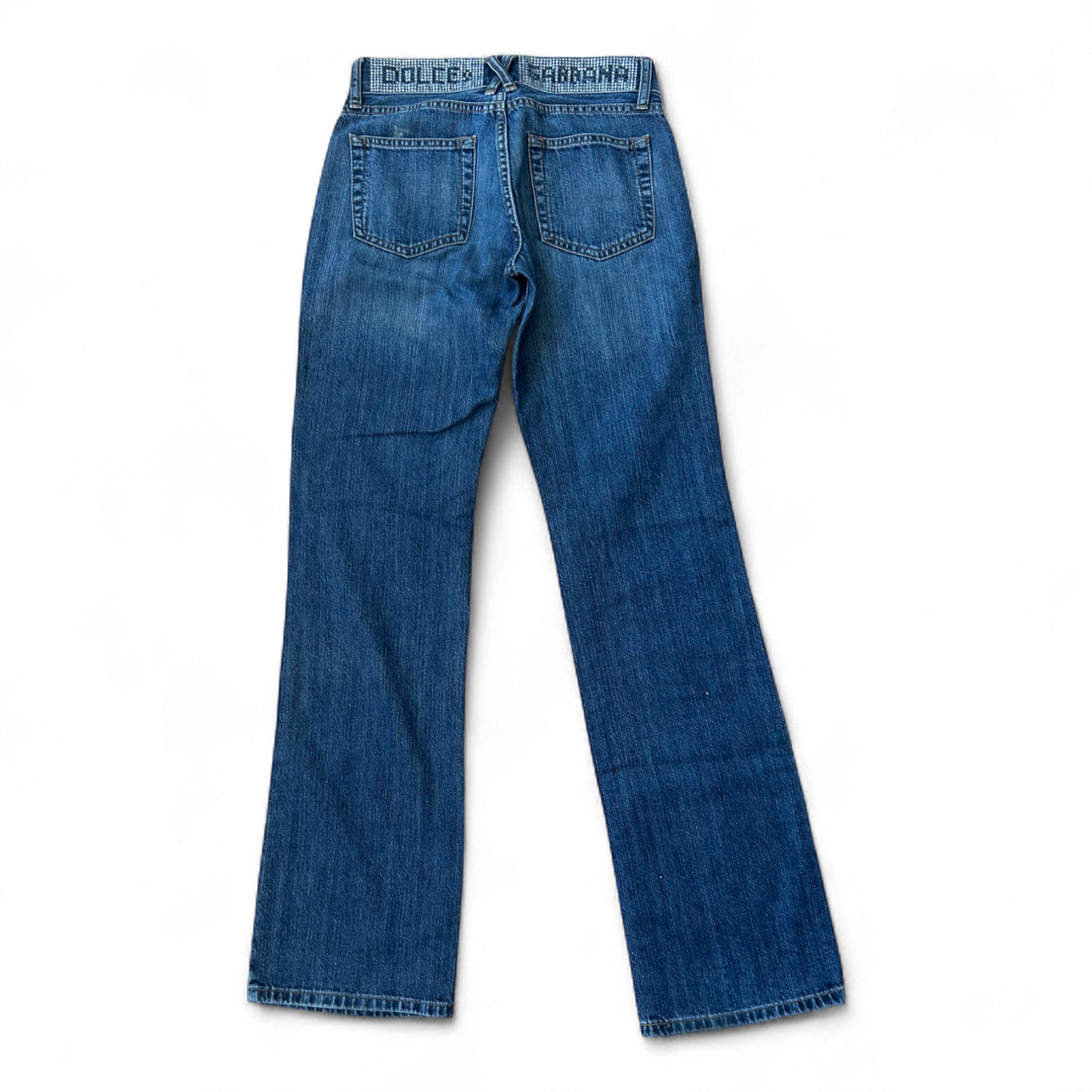 Dolce Gabbana Jeans W28 L32 Made in Italy Straight Leg Denim Strass Y2K Style (Kopie)
