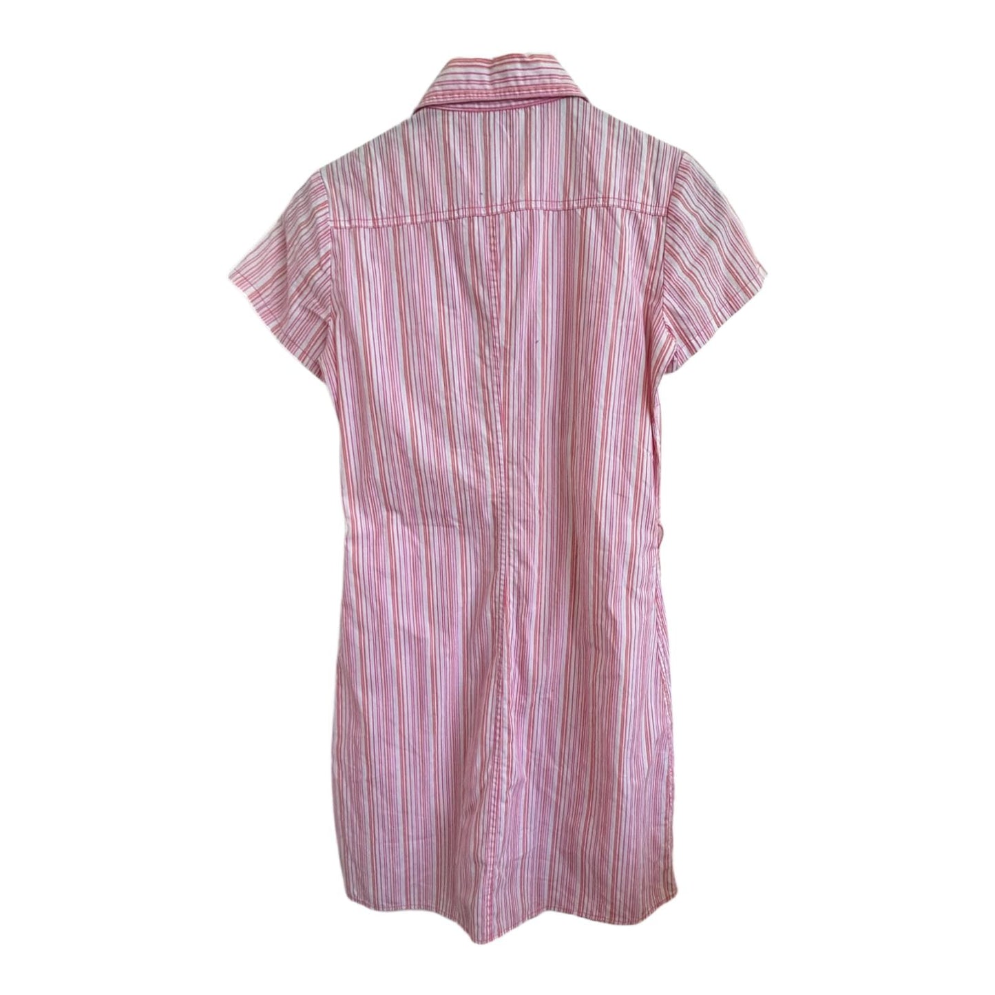 Gestreiftes Hemdblusenkleid X-Tract Girl Gr 164 rosa weiß 100 % Baumwolle
