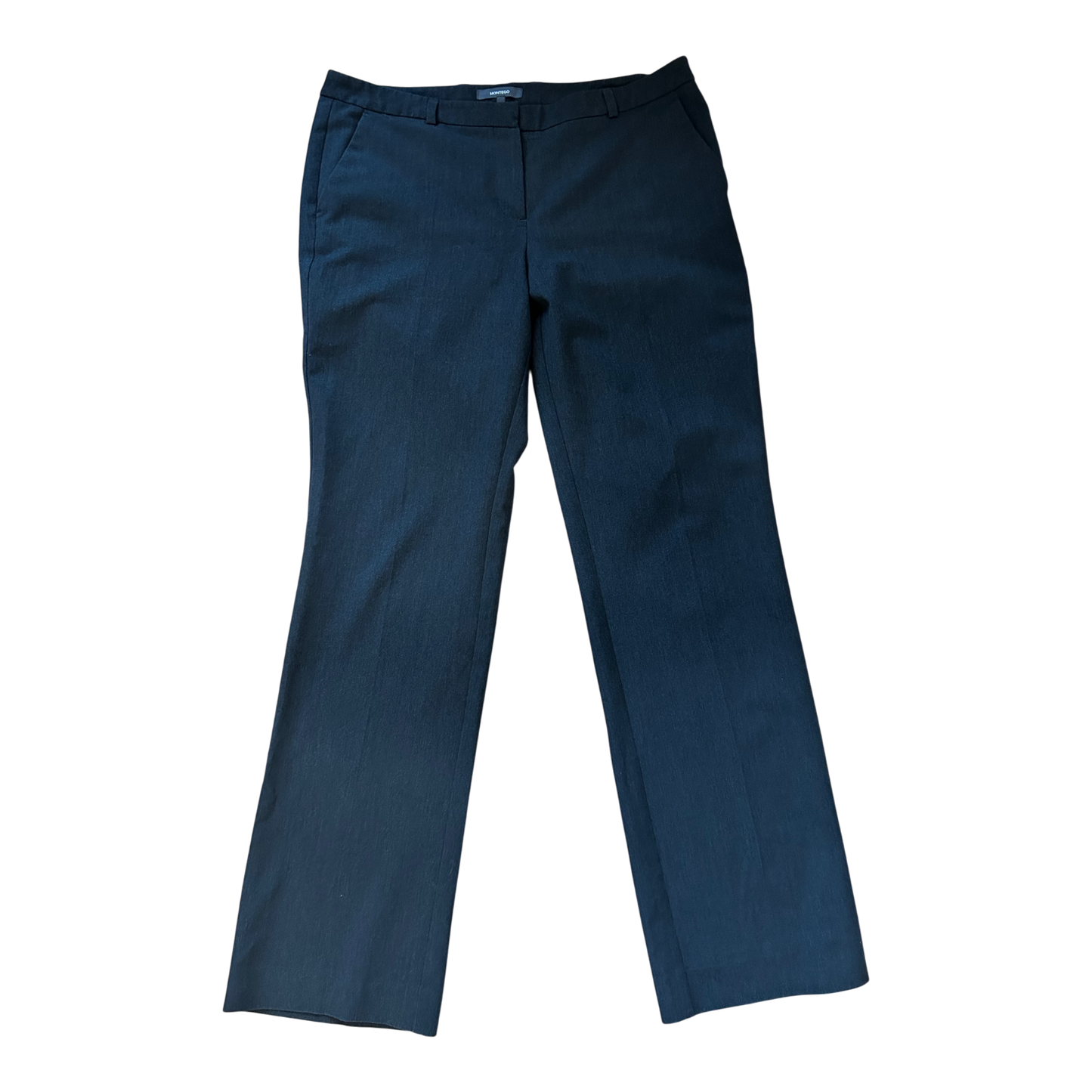 Montego Damen Stoffhose Gr 40 Anthrazit Elegant Klassisch Gerade Business