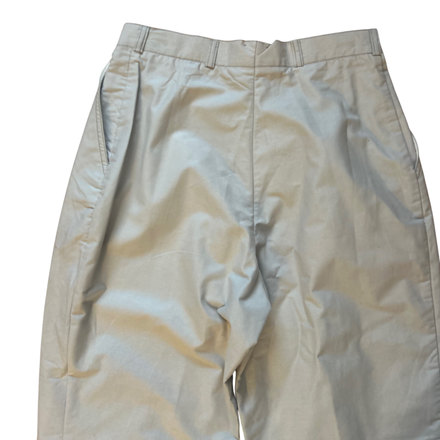 Vintage Damen Thermohose Gr 34 Hellgrau Baumwolle Gefuettert Winter Klassic Neu