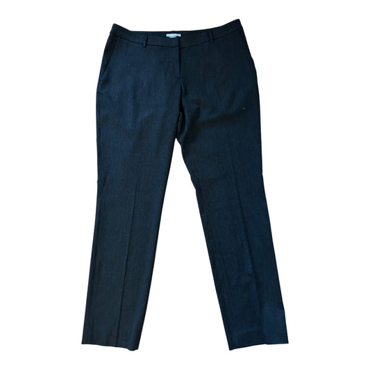 H&M Hose Damen Stoffhose Business Elegant Gr 42 Anthrazit Stretch Klassisch