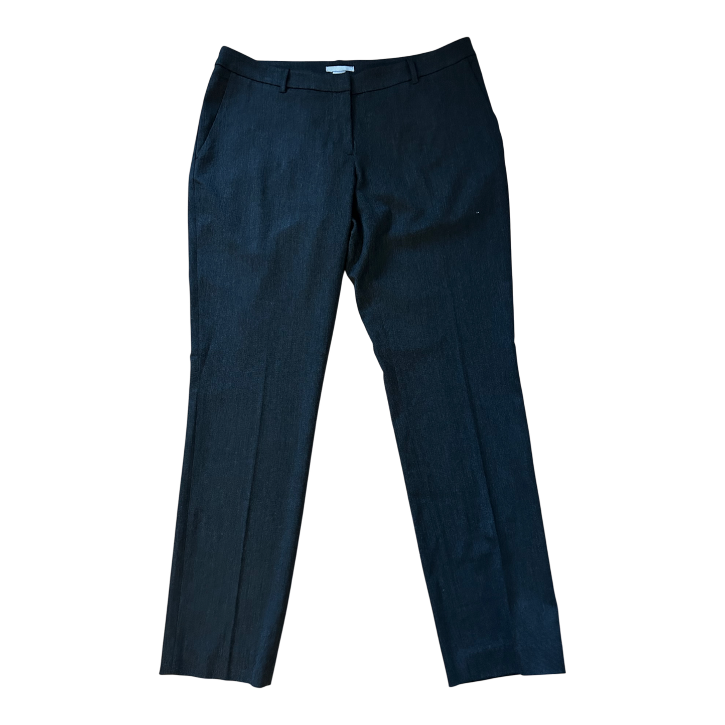 H&M Hose Damen Stoffhose Business Elegant Gr 42 Anthrazit Stretch Klassisch