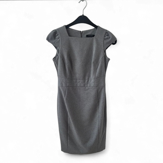 Atmosphere Kleid Damen Dress Damenkleid Gr. 36 Grau Business Gefüttert Elegant