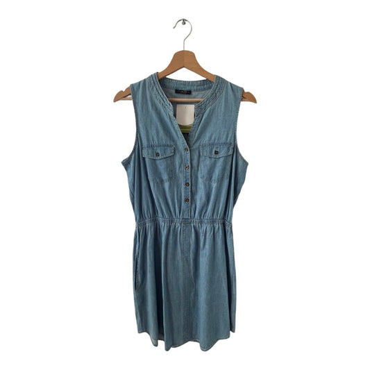 Colloseum Kleid Damen Dress Damenkleid Gr. S Jeanskleid Denim Ärmellos Baumwolle