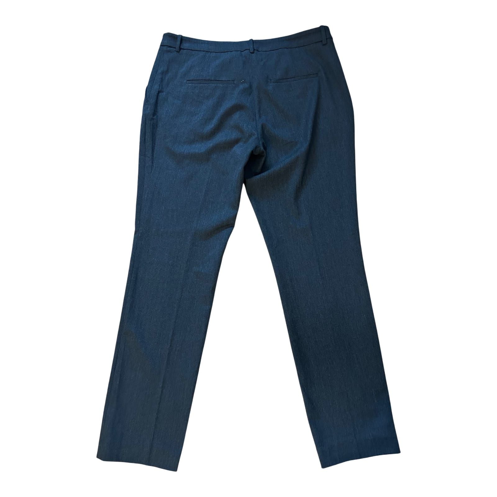 H&M Hose Damen Stoffhose Business Elegant Gr 42 Anthrazit Stretch Klassisch
