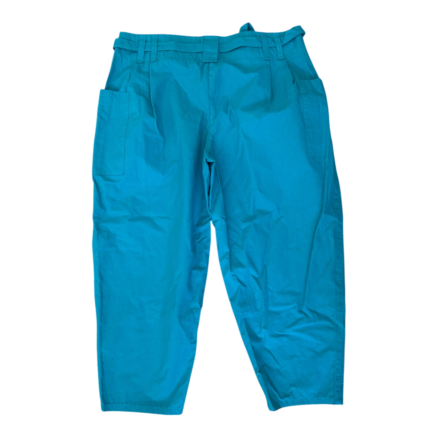 🔹 Weite Damenhose | Gr. 40 | Türkis-Blau | Bequemer Schnitt 🔹