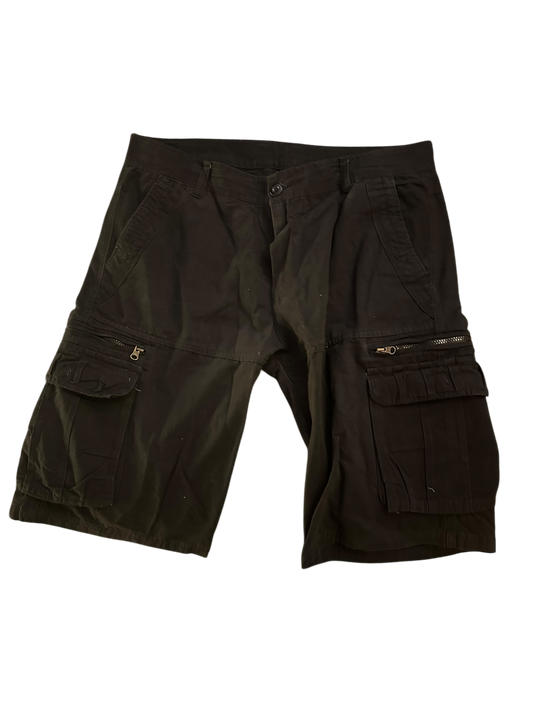 🩳🖤 Pure Panda Herren-Shorts Schwarz – Gr. 40 🖤🩳