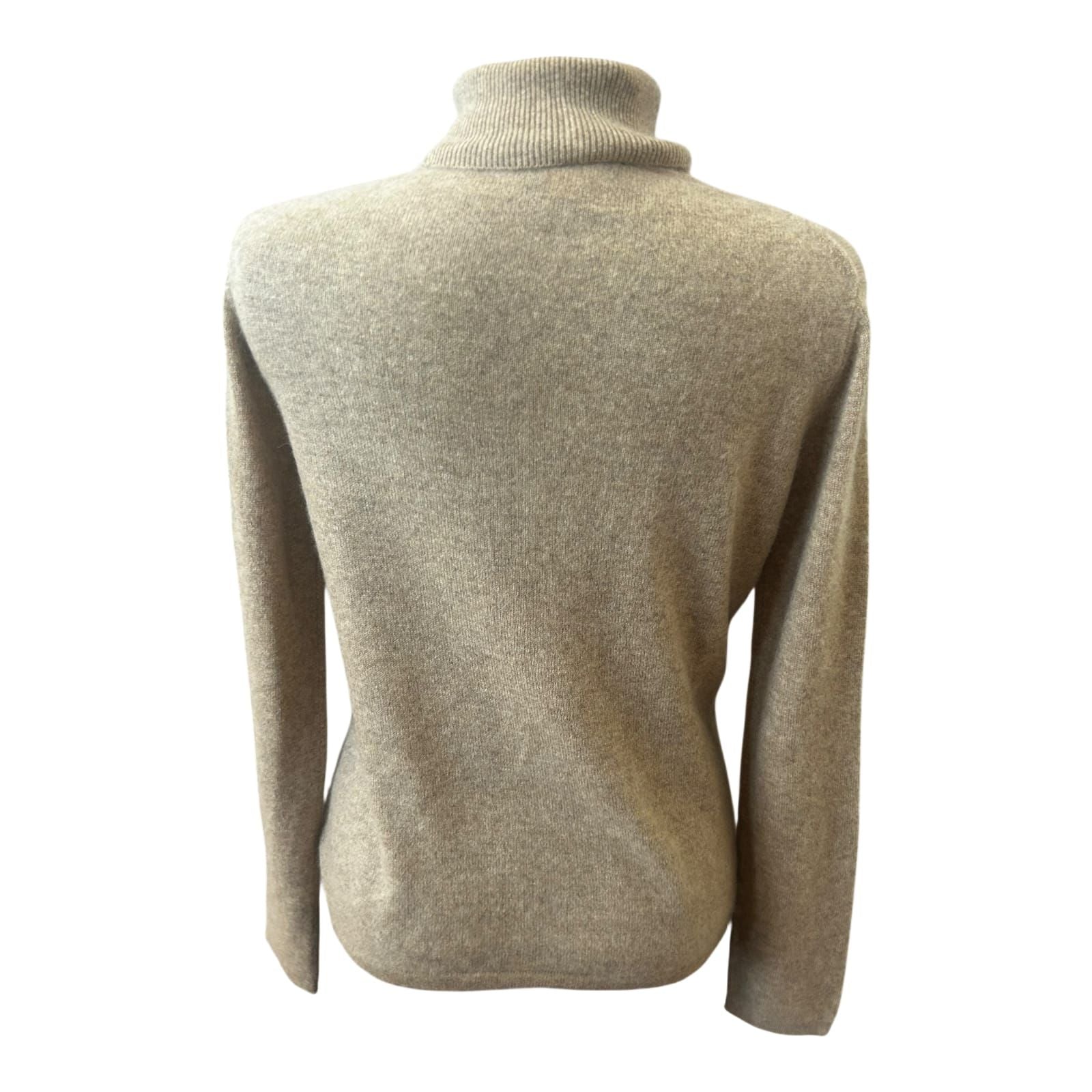 APT 9 Kaschmir Pullover Damen Rollkragen Gr M Beige Winter Luxus