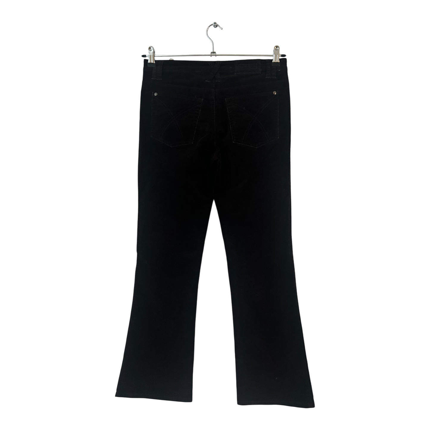 Street One Damen Hose Gr 36 Dunkelbraun Feincord Baumwolle Extralang