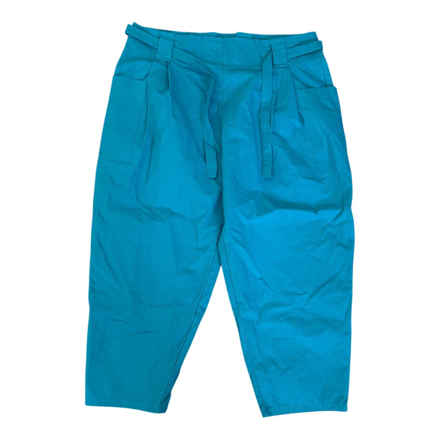 🔹 Weite Damenhose | Gr. 40 | Türkis-Blau | Bequemer Schnitt 🔹
