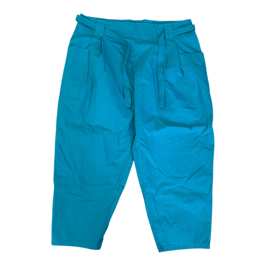 🔹 Weite Damenhose | Gr. 40 | Türkis-Blau | Bequemer Schnitt 🔹