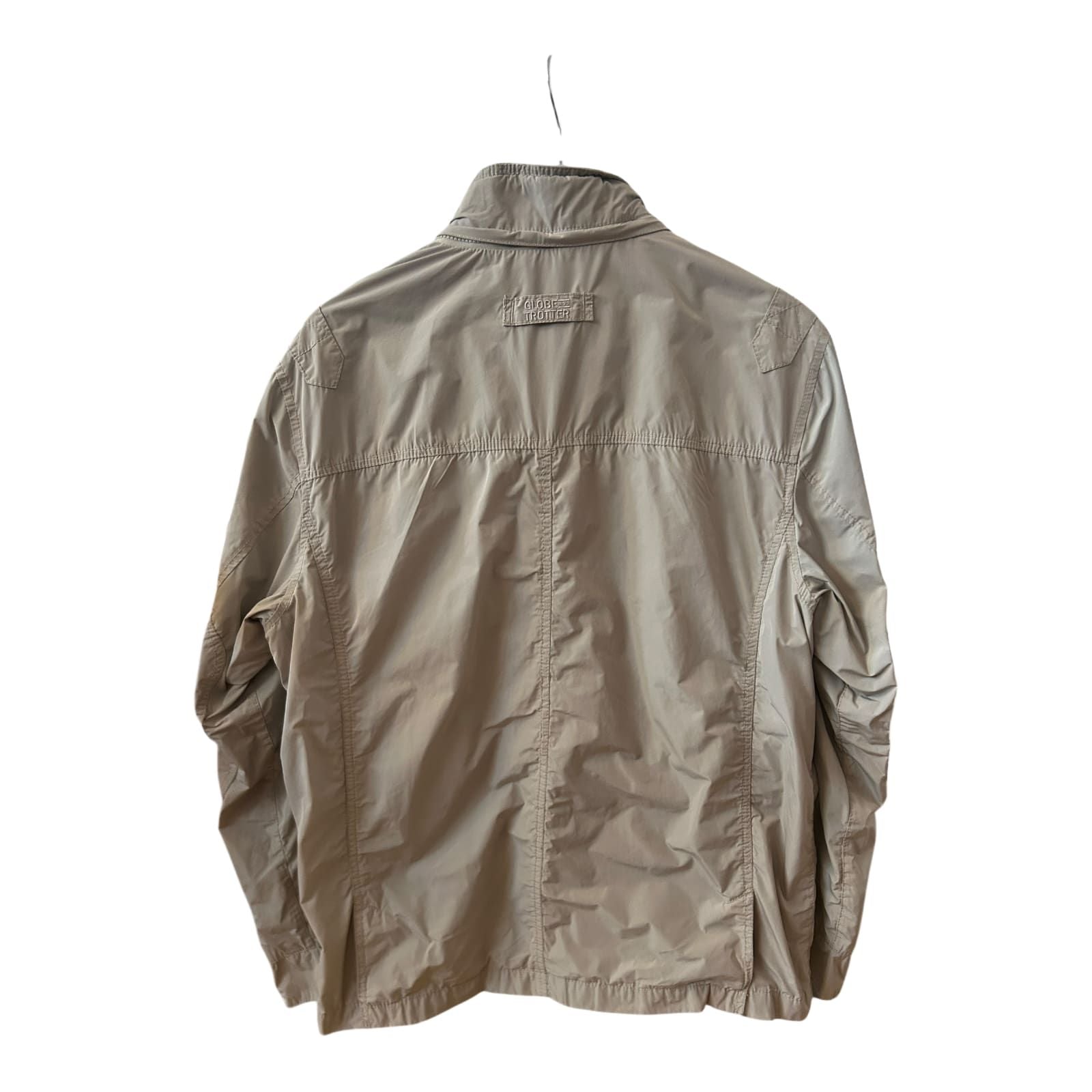Globetrotter Herrenjacke Beige Gr L Outdoorjacke Safari Look Polyester