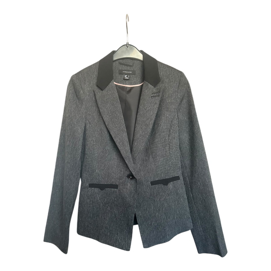 🌿 Atmosphere Blazer 36 – Grau-Schwarz, Polyester, Elegant